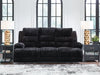 Rhine Falls Power Reclining Sofa with Drop Down Table - Inland Furniture (San Bernardino, CA)