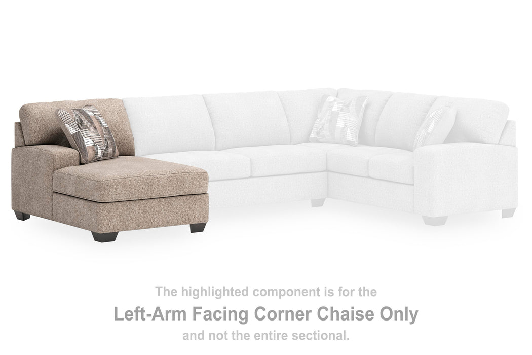 Newellen Sectional with Chaise - Inland Furniture (San Bernardino, CA)