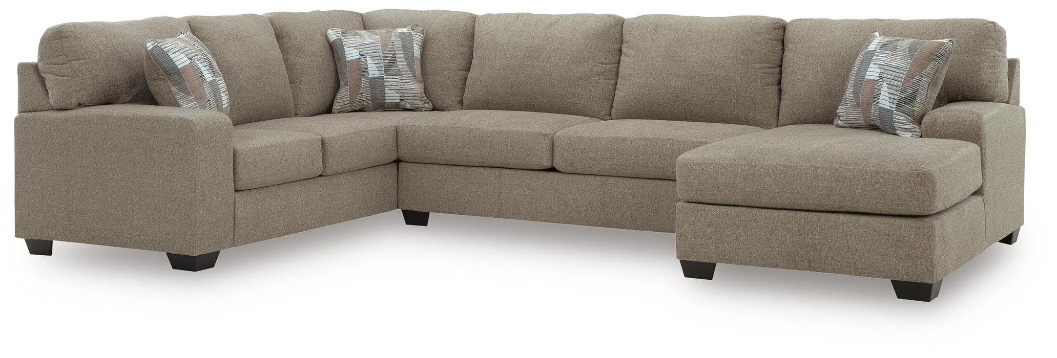 Newellen Sectional with Chaise - Inland Furniture (San Bernardino, CA)