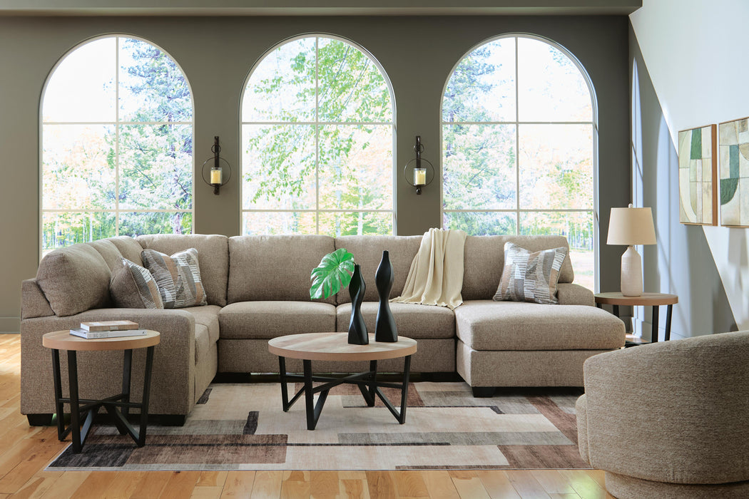 Newellen Sectional with Chaise - Inland Furniture (San Bernardino, CA)
