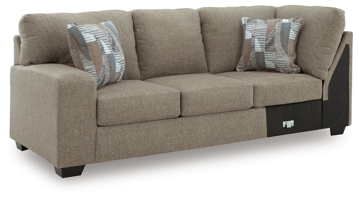 Newellen Sectional with Chaise - Inland Furniture (San Bernardino, CA)