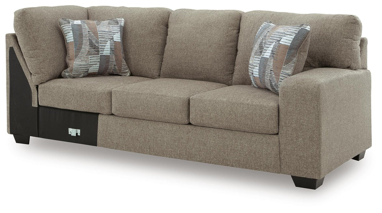 Newellen Sectional with Chaise - Inland Furniture (San Bernardino, CA)