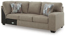 Newellen Sectional with Chaise - Inland Furniture (San Bernardino, CA)