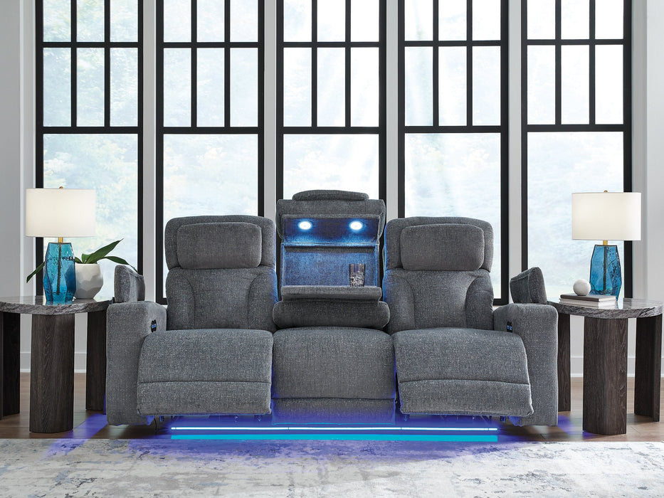 Studio Cave Power Reclining Sofa - Inland Furniture (San Bernardino, CA)