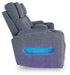 Studio Cave Power Reclining Loveseat with Console - Inland Furniture (San Bernardino, CA)