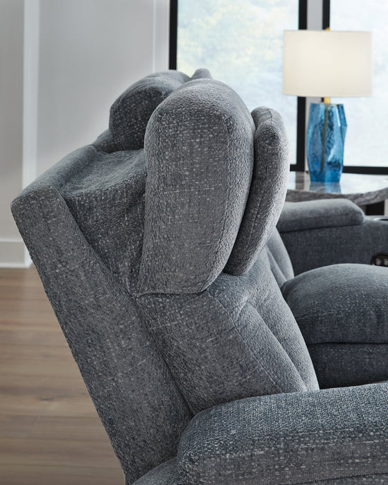 Studio Cave Power Reclining Loveseat with Console - Inland Furniture (San Bernardino, CA)