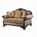 Chateau De Ville Loveseat With 3 Pillows - Inland Furniture (San Bernardino, CA)