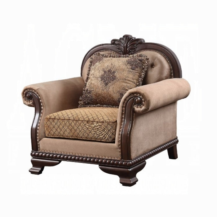 Chateau De Ville Chair With Pillow - Inland Furniture (San Bernardino, CA)