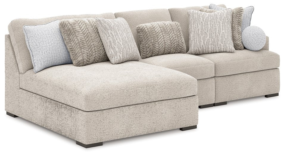 Cuddle Plush Sectional with Chaise - Inland Furniture (San Bernardino, CA)