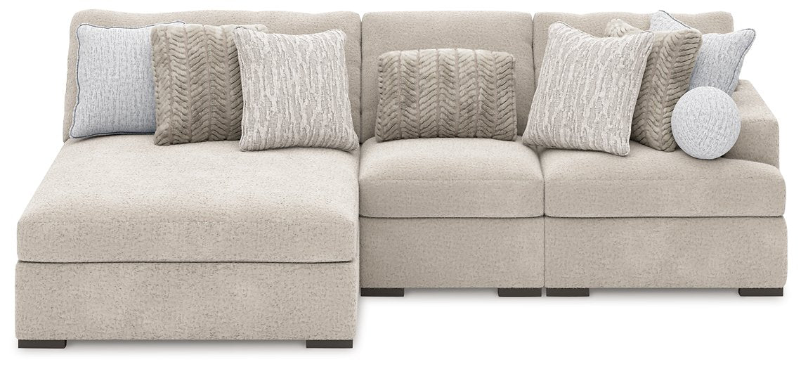 Cuddle Plush Sectional with Chaise - Inland Furniture (San Bernardino, CA)