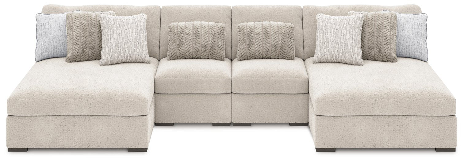 Cuddle Plush Sectional with Chaise - Inland Furniture (San Bernardino, CA)