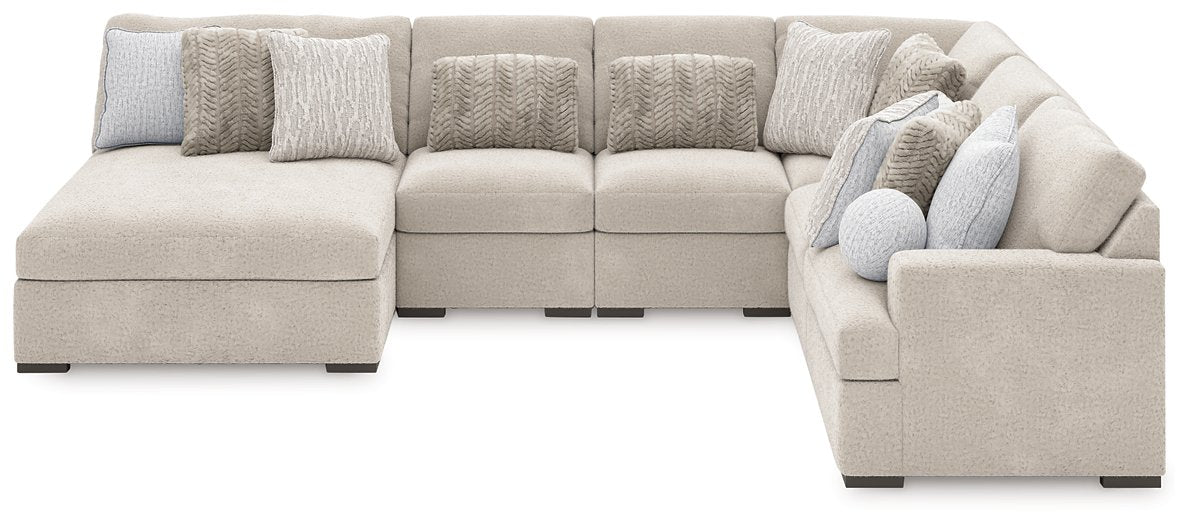 Cuddle Plush Sectional with Chaise - Inland Furniture (San Bernardino, CA)