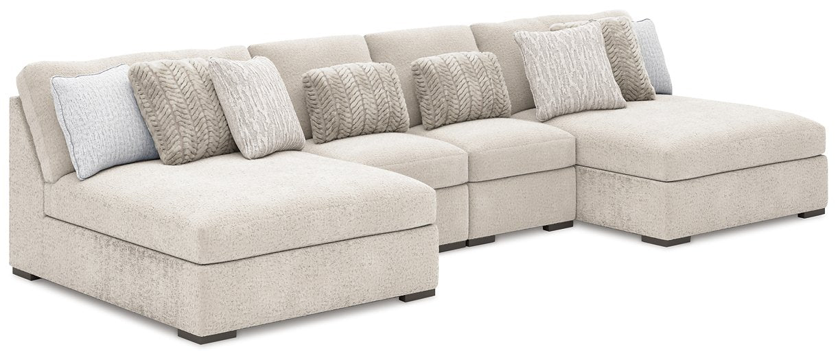 Cuddle Plush Sectional with Chaise - Inland Furniture (San Bernardino, CA)