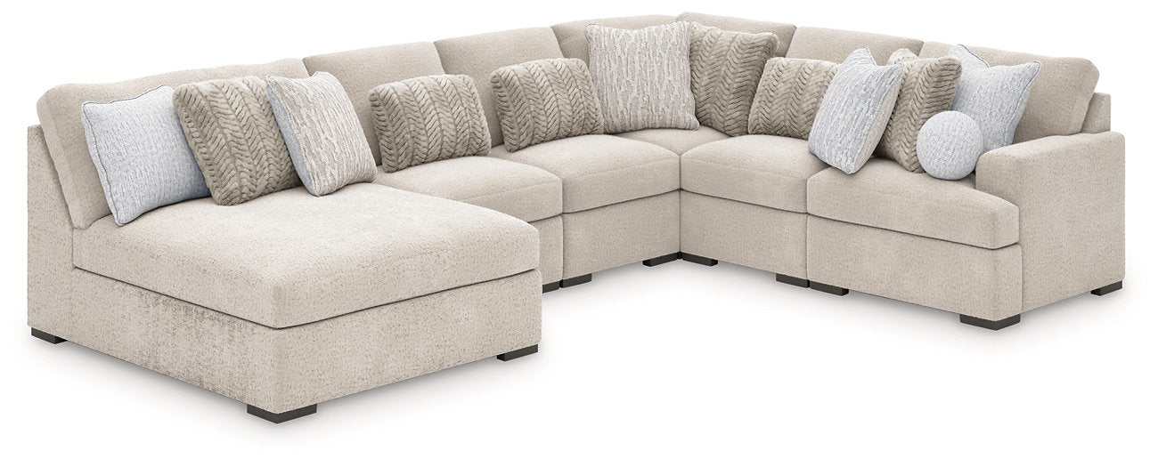 Cuddle Plush Sectional with Chaise - Inland Furniture (San Bernardino, CA)