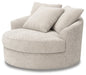 Cuddle Plush Oversized Swivel Accent Chair - Inland Furniture (San Bernardino, CA)