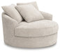 Cuddle Plush Oversized Swivel Accent Chair - Inland Furniture (San Bernardino, CA)