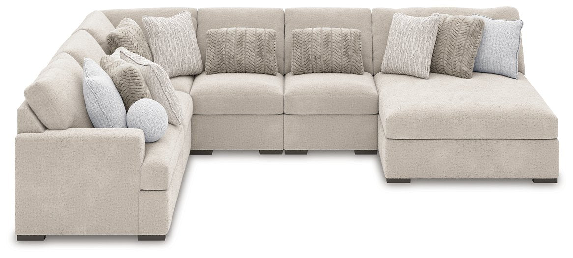 Cuddle Plush Sectional with Chaise - Inland Furniture (San Bernardino, CA)