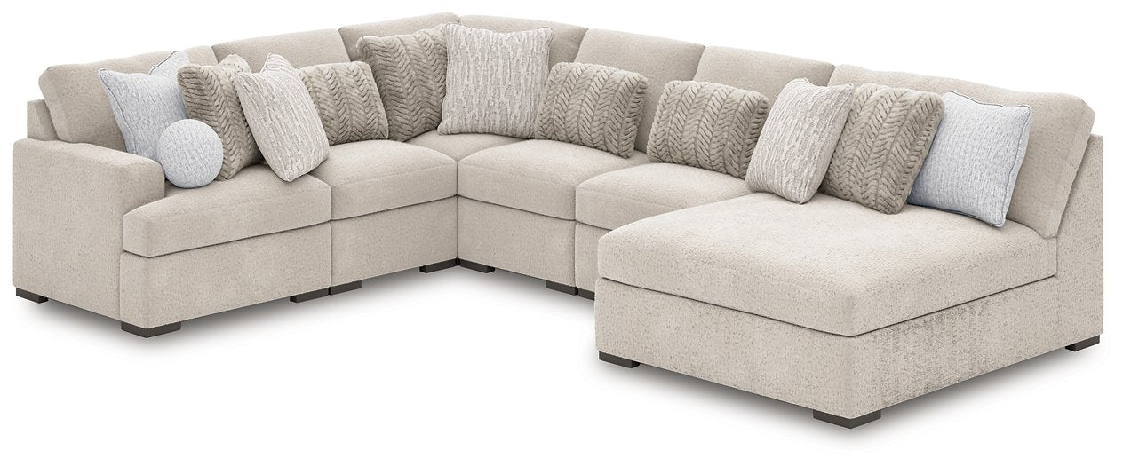 Cuddle Plush Sectional with Chaise - Inland Furniture (San Bernardino, CA)