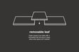 Portdown Dining Extension Table - Inland Furniture (San Bernardino, CA)