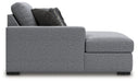 Bealton Sectional with Chaise - Inland Furniture (San Bernardino, CA)
