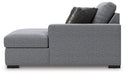 Bealton Sectional with Chaise - Inland Furniture (San Bernardino, CA)