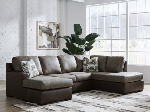 Castille Way Sectional with Chaise - Inland Furniture (San Bernardino, CA)