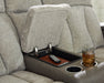 WhipLash Power Reclining Loveseat with Console - Inland Furniture (San Bernardino, CA)
