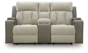 WhipLash Power Reclining Loveseat with Console - Inland Furniture (San Bernardino, CA)
