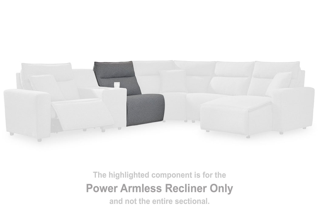 Modmax Power Reclining Sectional with Chaise - Inland Furniture (San Bernardino, CA)