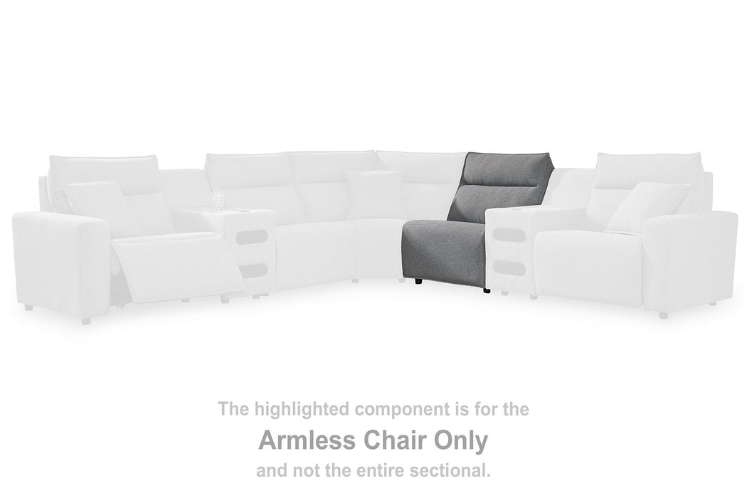 Modmax Power Reclining Sectional with Chaise - Inland Furniture (San Bernardino, CA)