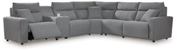 Modmax Reclining Sectional with Console - Inland Furniture (San Bernardino, CA)