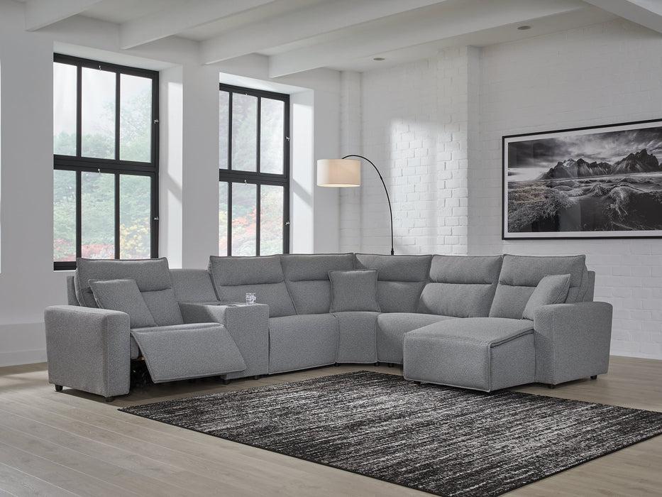 Modmax Power Reclining Sectional with Chaise - Inland Furniture (San Bernardino, CA)