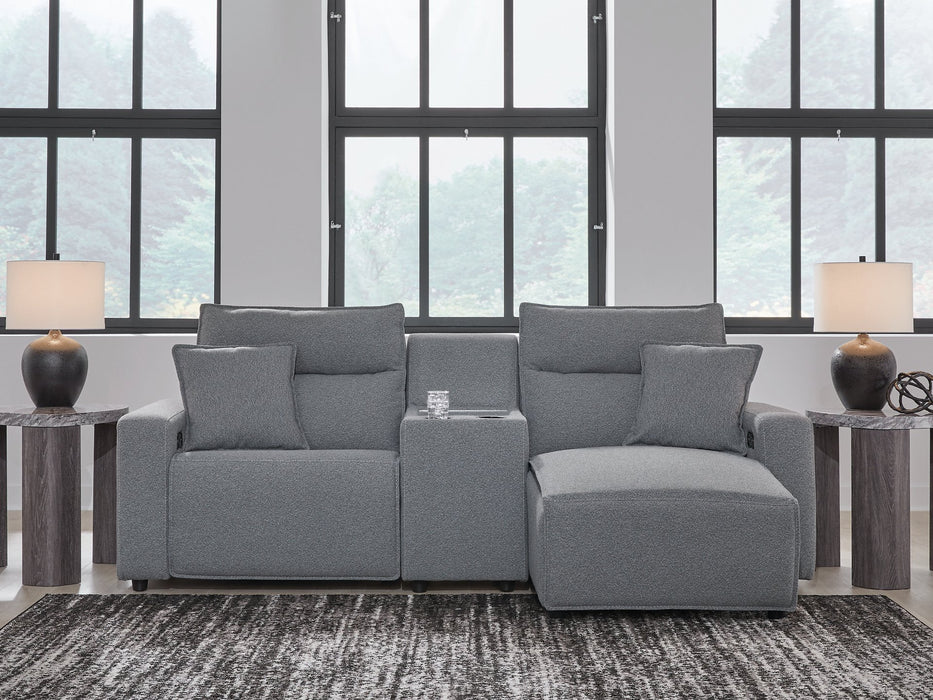 Modmax Power Reclining Sectional with Chaise - Inland Furniture (San Bernardino, CA)