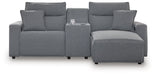 Modmax Power Reclining Sectional with Chaise - Inland Furniture (San Bernardino, CA)