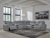 Modmax Power Reclining Sectional with Chaise - Inland Furniture (San Bernardino, CA)