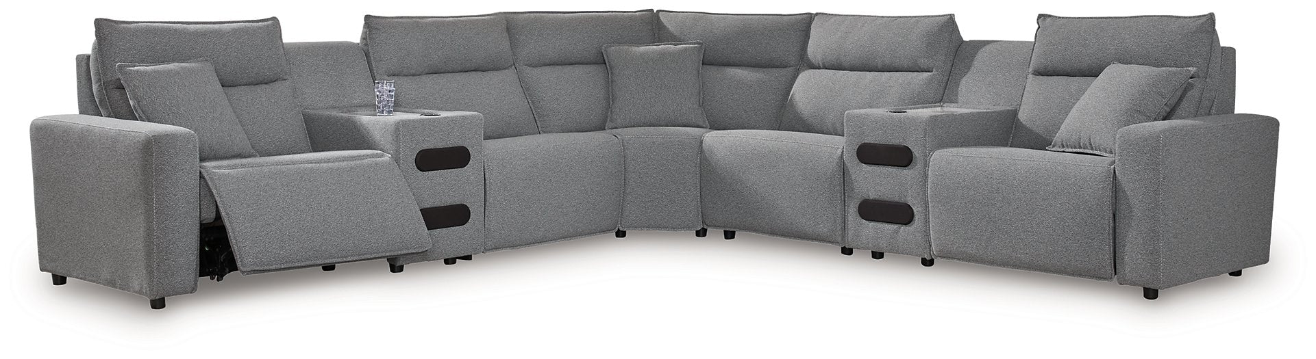 Modmax Power Reclining Sectional with Chaise - Inland Furniture (San Bernardino, CA)