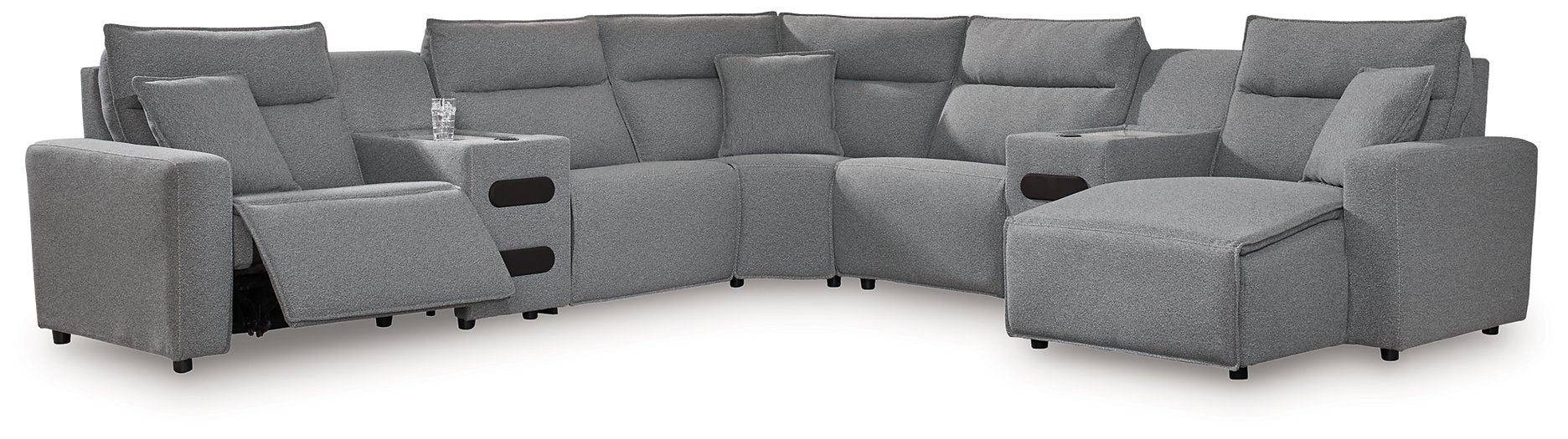 Modmax Power Reclining Sectional with Chaise - Inland Furniture (San Bernardino, CA)