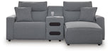 Modmax Power Reclining Sectional with Chaise - Inland Furniture (San Bernardino, CA)