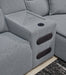 Modmax Power Reclining Sectional with Chaise - Inland Furniture (San Bernardino, CA)