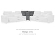 Modmax Reclining Sectional with Console - Inland Furniture (San Bernardino, CA)