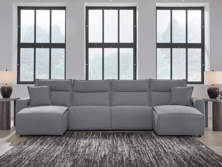 Modmax Power Reclining Sectional with Chaise - Inland Furniture (San Bernardino, CA)