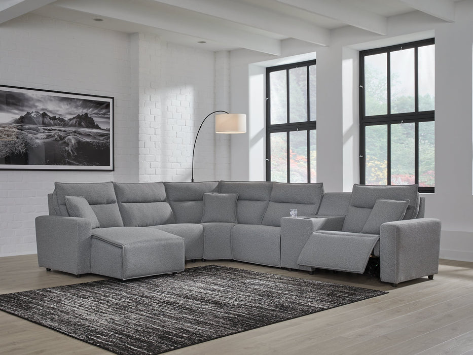 Modmax Power Reclining Sectional with Chaise - Inland Furniture (San Bernardino, CA)