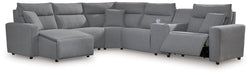 Modmax Power Reclining Sectional with Chaise - Inland Furniture (San Bernardino, CA)