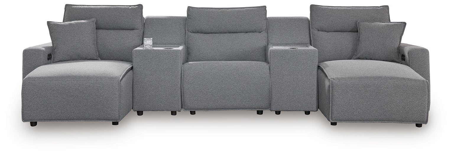 Modmax Power Reclining Sectional with Chaise - Inland Furniture (San Bernardino, CA)