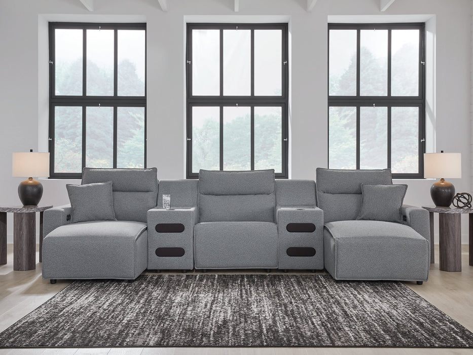 Modmax Power Reclining Sectional with Chaise - Inland Furniture (San Bernardino, CA)