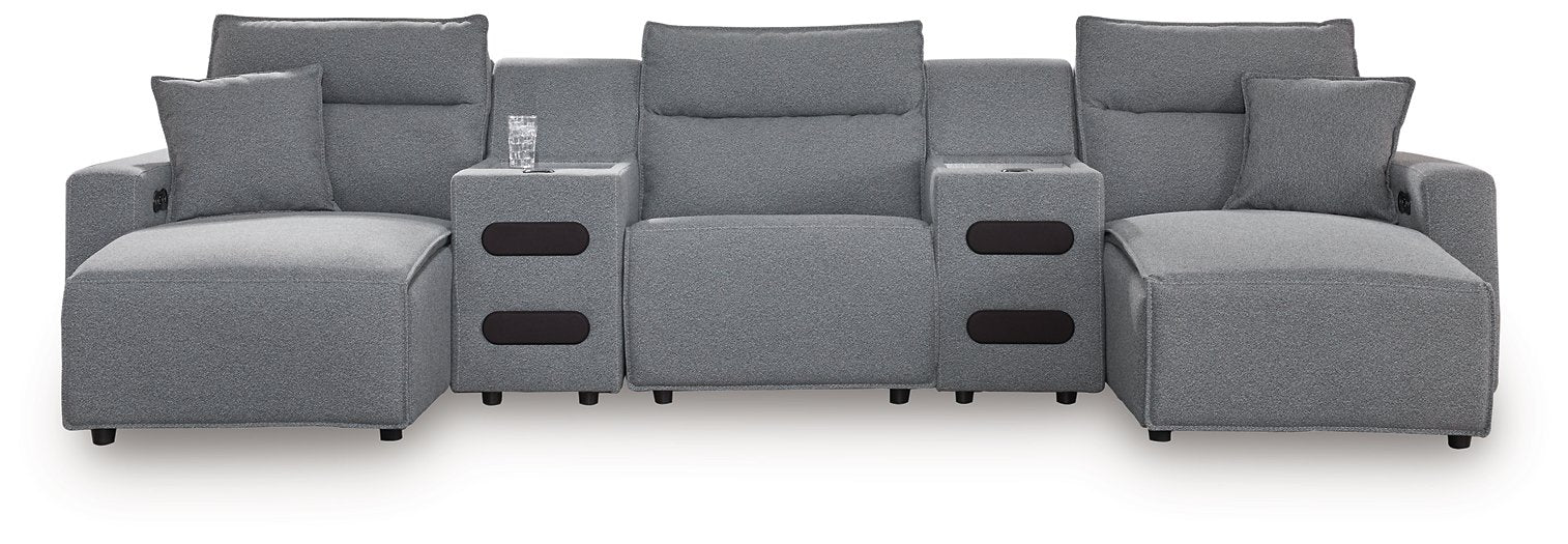 Modmax Power Reclining Sectional with Chaise - Inland Furniture (San Bernardino, CA)