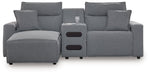 Modmax Power Reclining Sectional with Chaise - Inland Furniture (San Bernardino, CA)