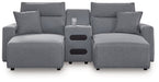 Modmax Power Reclining Sectional with Chaise - Inland Furniture (San Bernardino, CA)