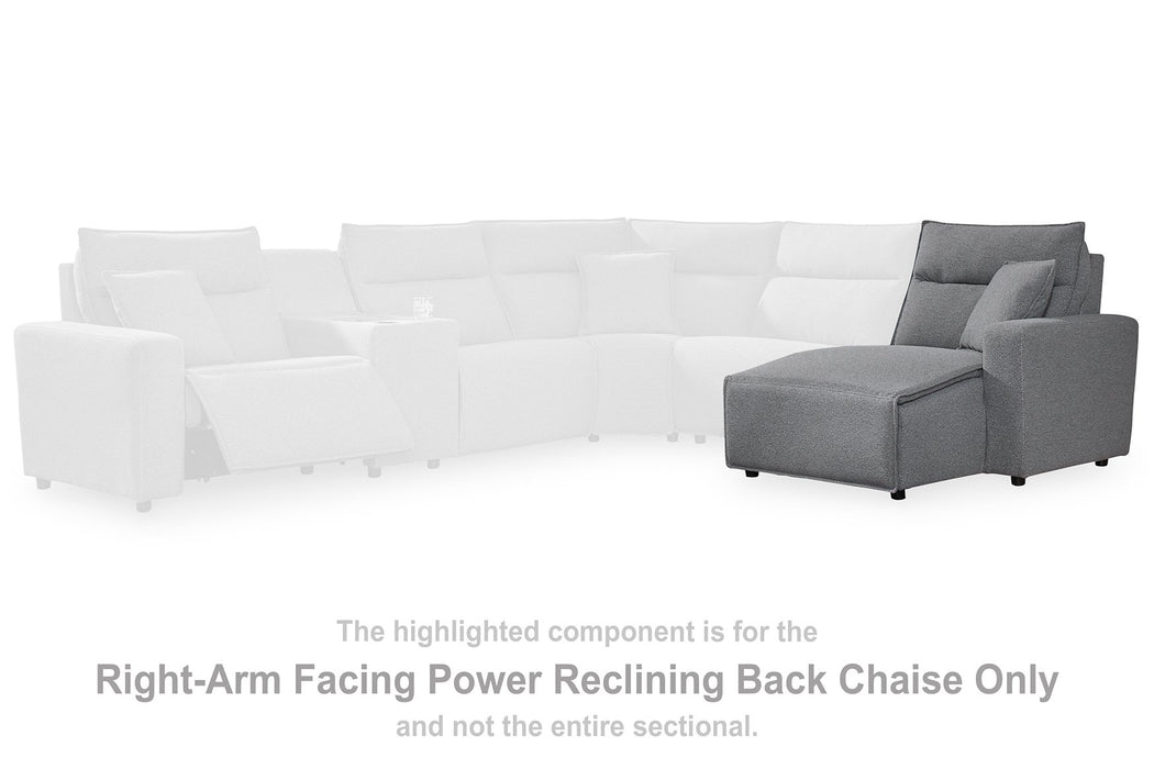 Modmax Power Reclining Sectional with Chaise - Inland Furniture (San Bernardino, CA)