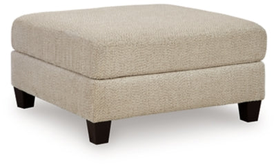 Steelwater Retreat Oversized Accent Ottoman - Inland Furniture (San Bernardino, CA)